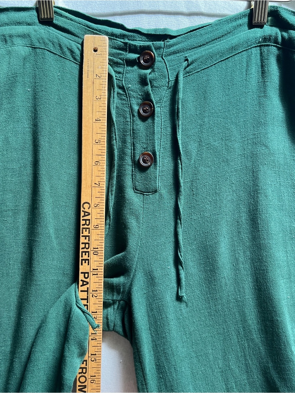 Pink Martini Linen Blend Cropped Wide Leg Pants XS - Picture 5 of 8